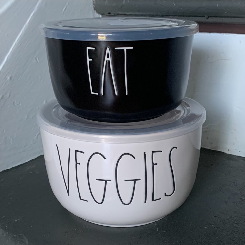 Rae Dunn EAT VEGGIES Bowls